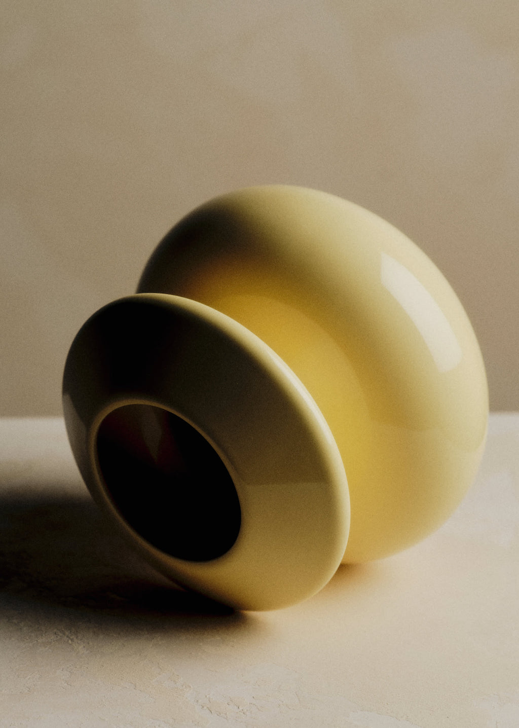 Vase Romie Objetti - Petit Modèle - Jaune