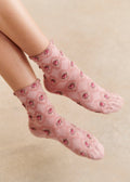 Chaussettes Julia - Rose Vintage