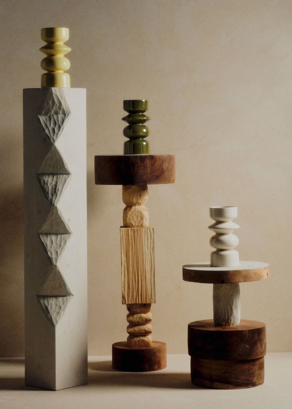 Vase Romie Objetti - Grand modèle - Ecru