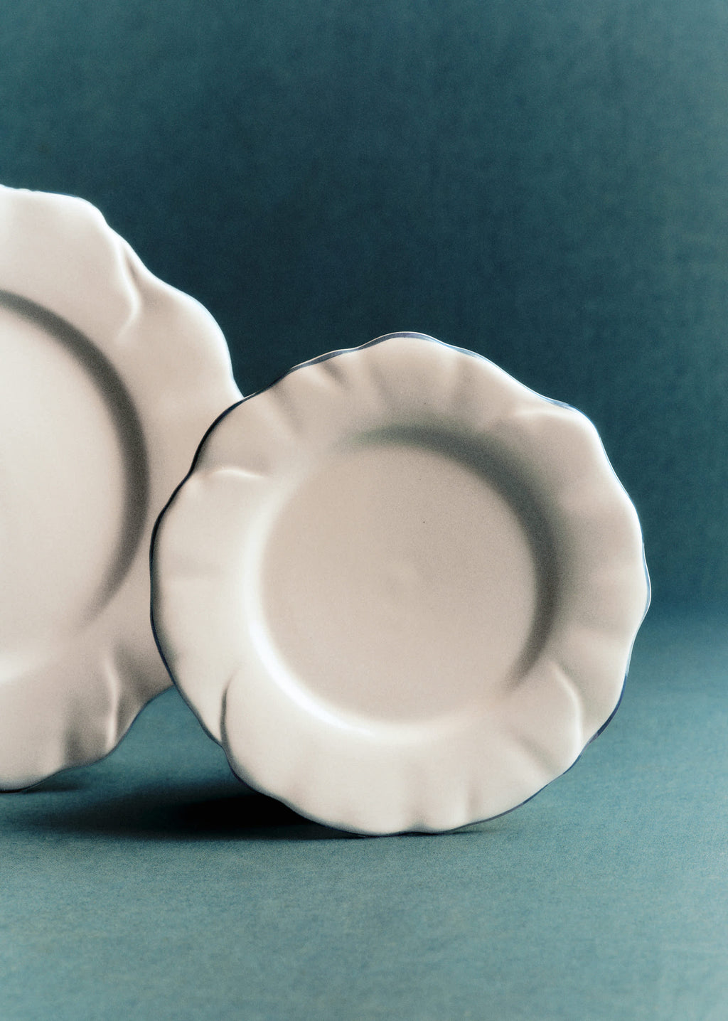 Set de 4 assiettes à dessert - Barcarolle - Bleu Vintage