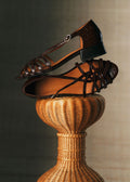 Sandales low Juliette - Brun Croco