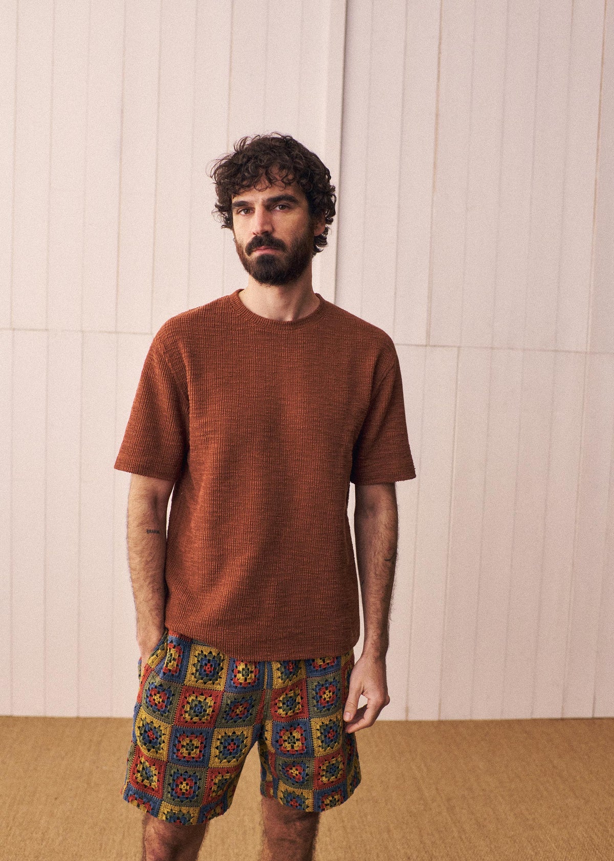 T-Shirt Mael - Rouille