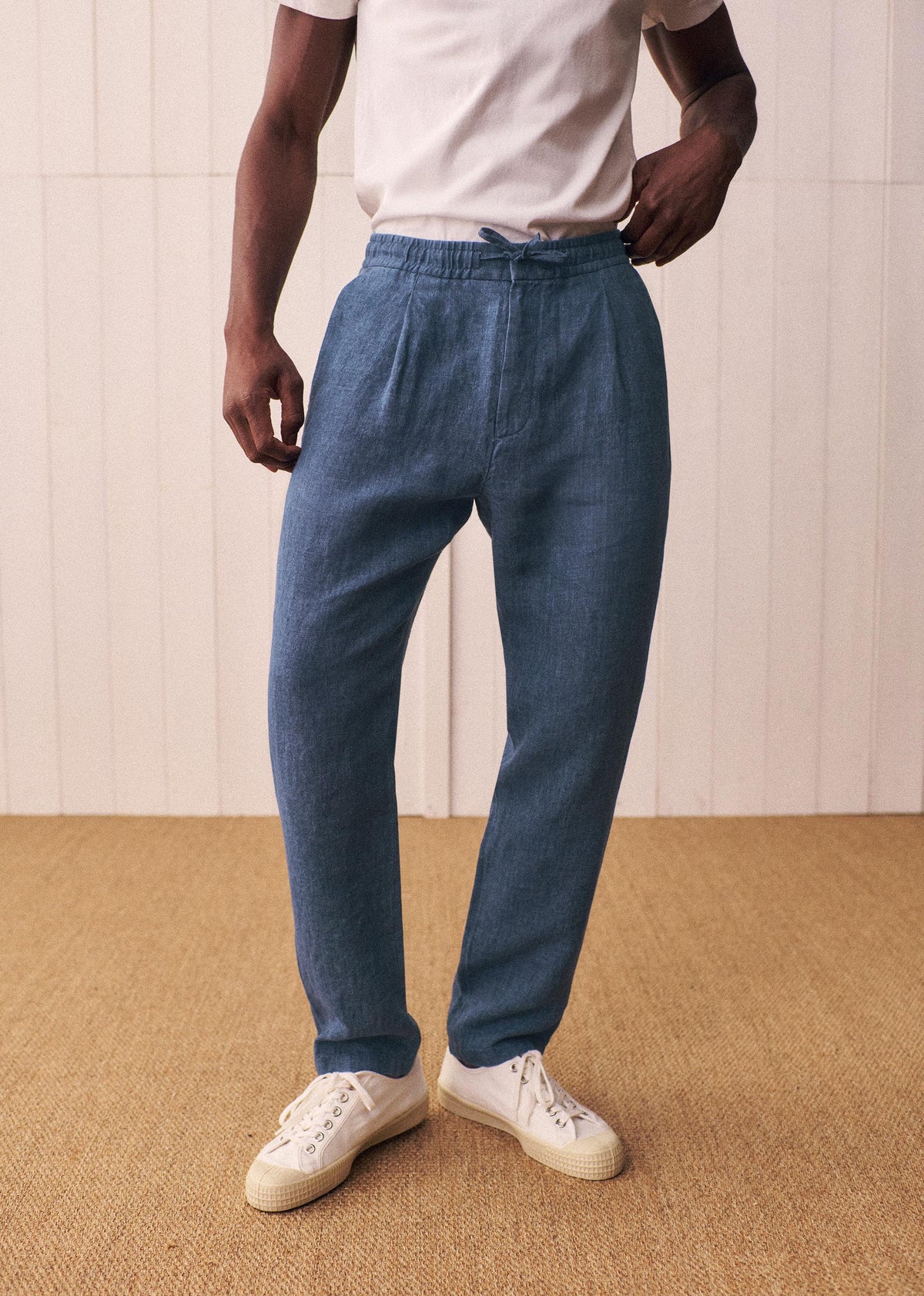 Pantalon Agnel - Bleu Chiné