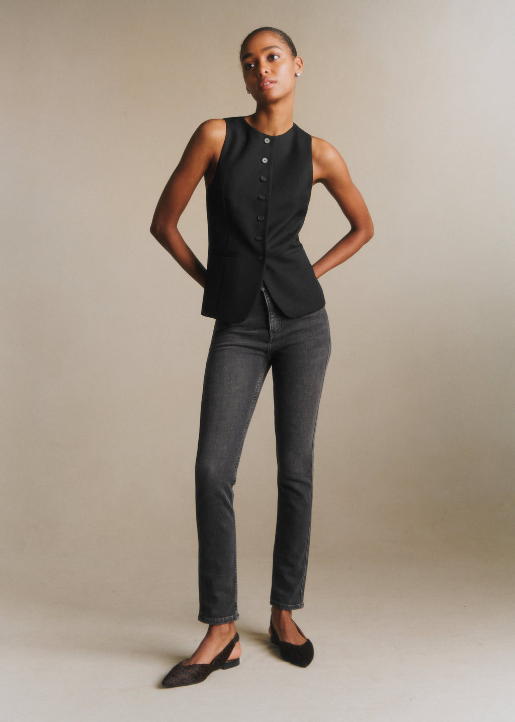 Slim Parfait - Gris Moyen