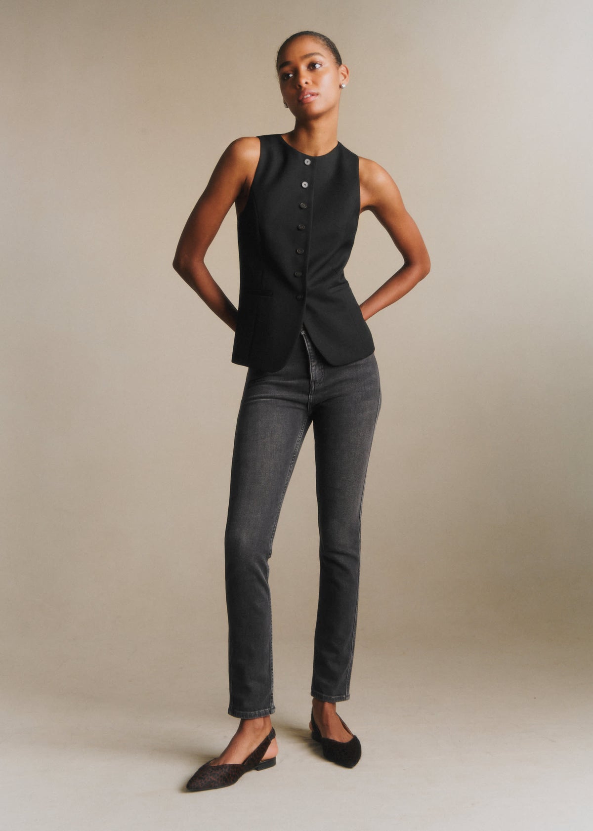 Slim Parfait - Gris Moyen
