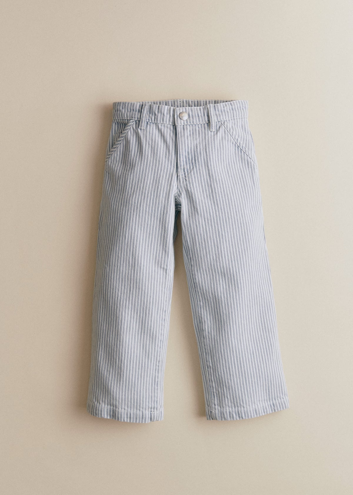 Pantalon Giulio - Denim Rayé Bleu