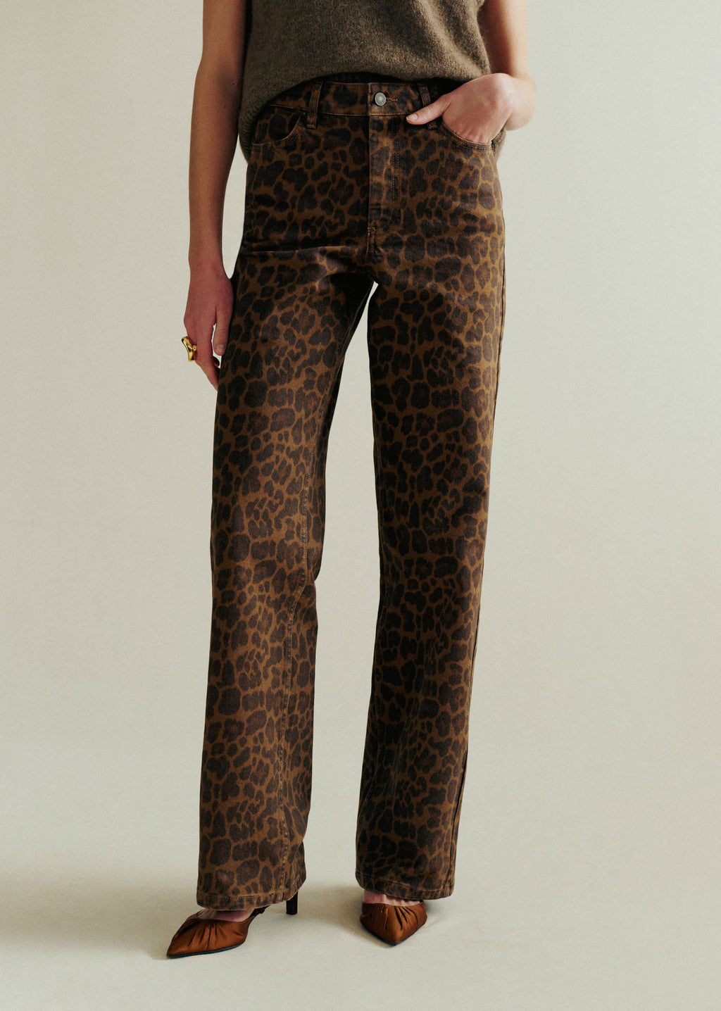 Pantalon Le Wide Leg - Imprimé Léopard