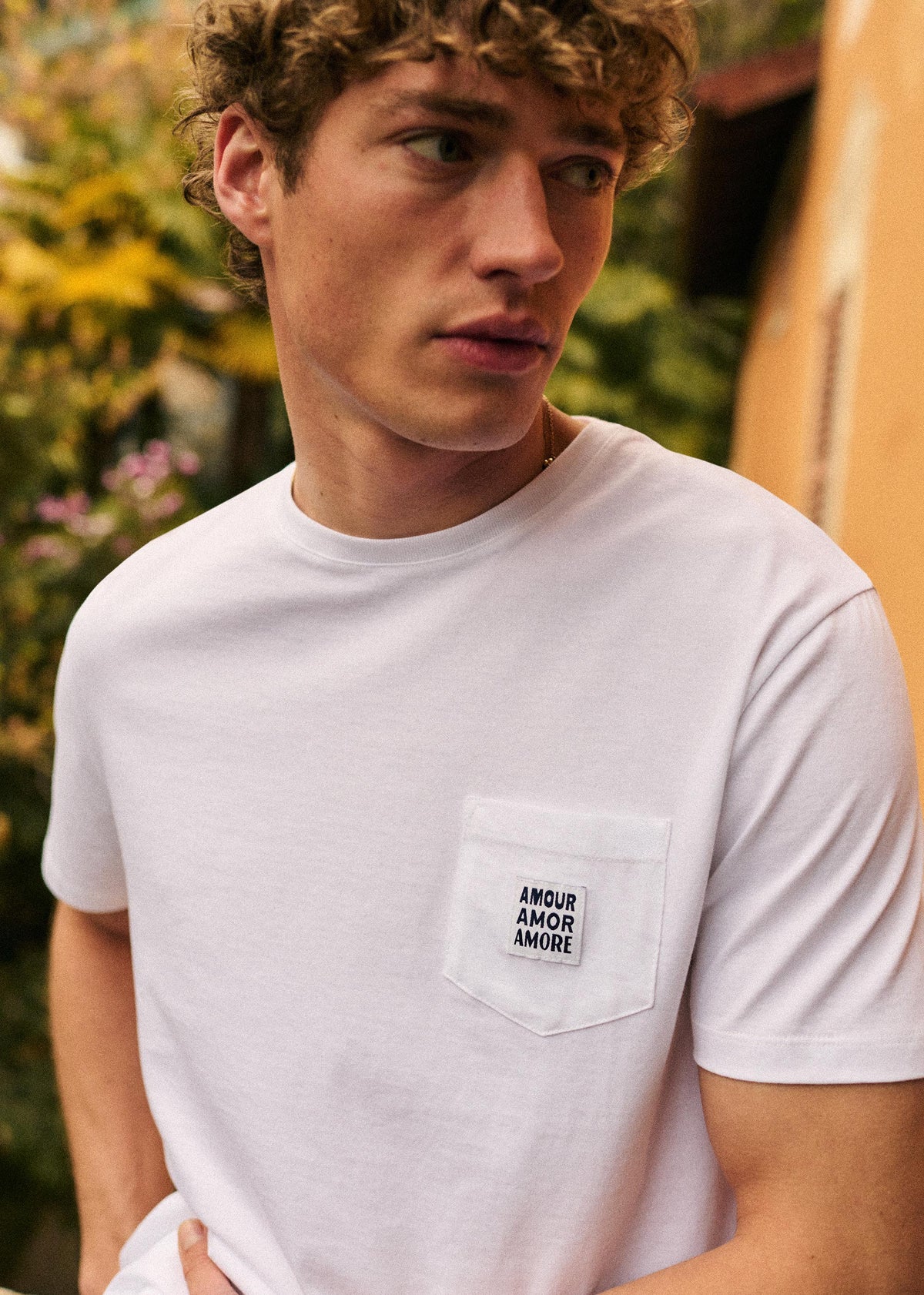 T-Shirt Amour Amor Amore - Blanc