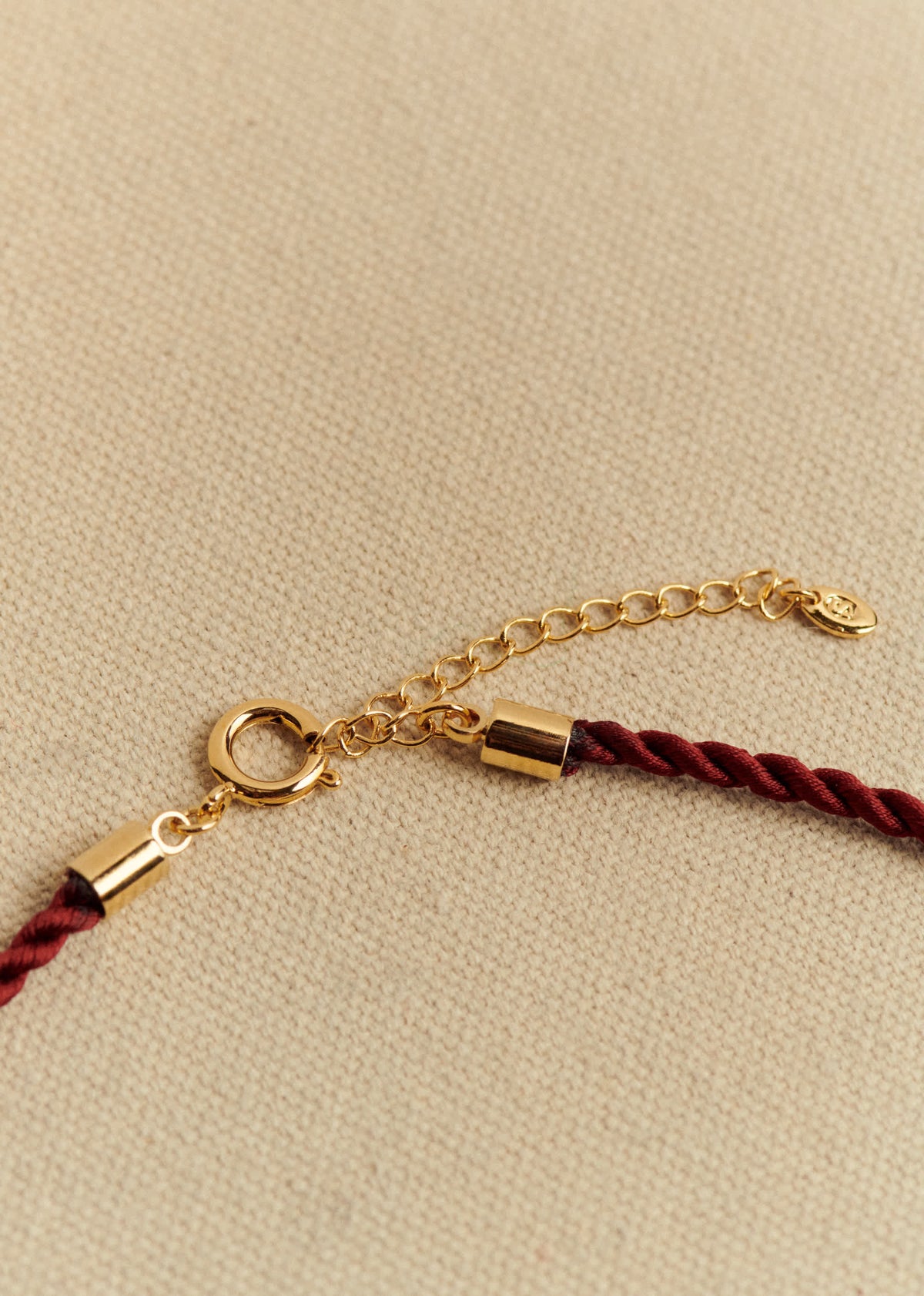 Collier Natacha - Bordeaux Doré