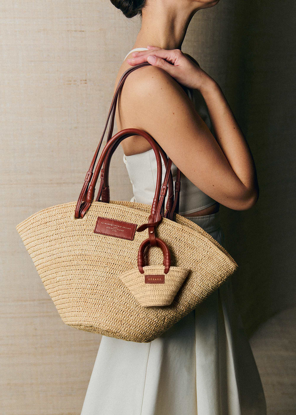 Accessoire de sac Justine - Raphia Naturel