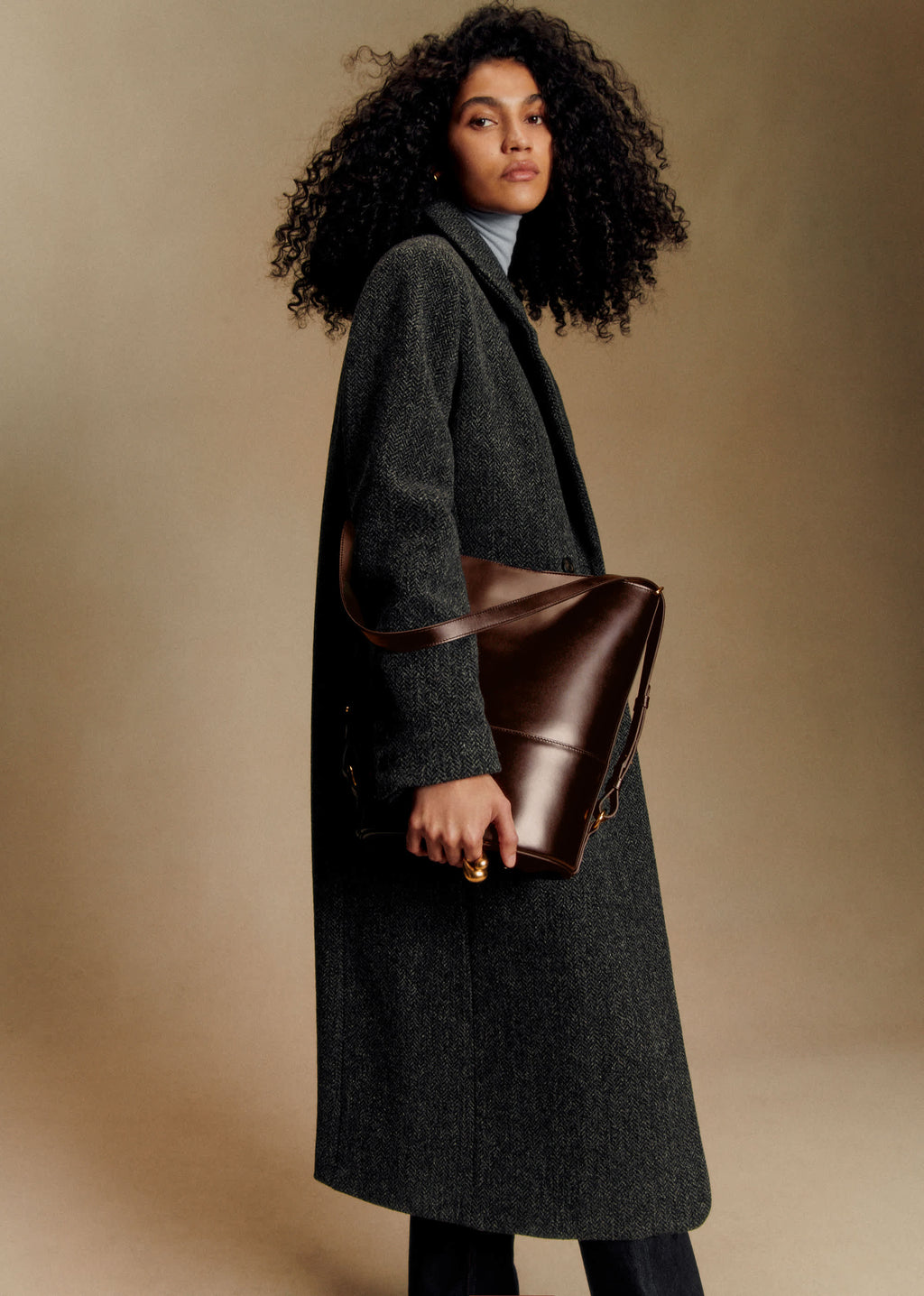 Sac Maxi Gary - Chocolat Glacé