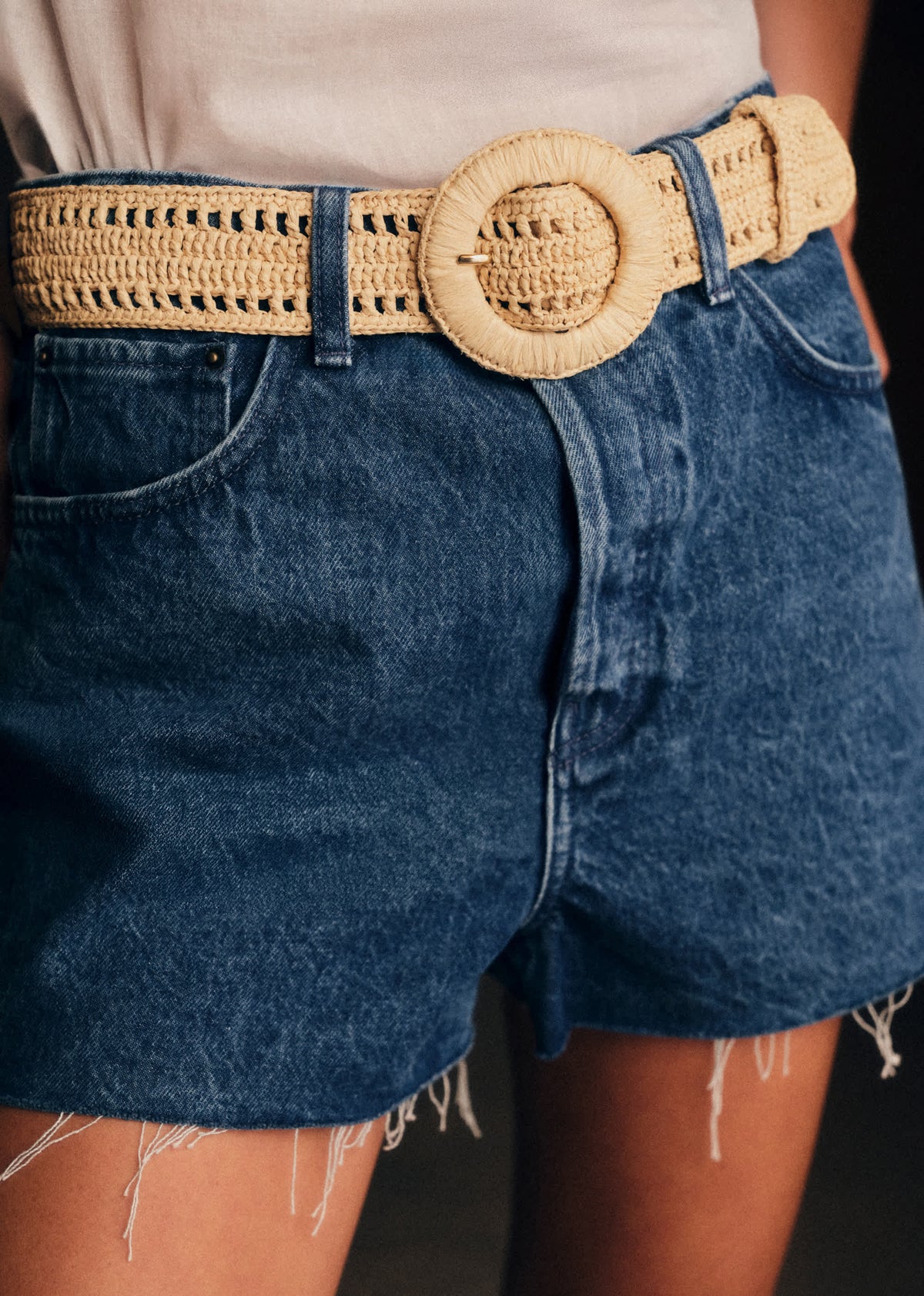 Ceinture Nella - Raphia Naturel