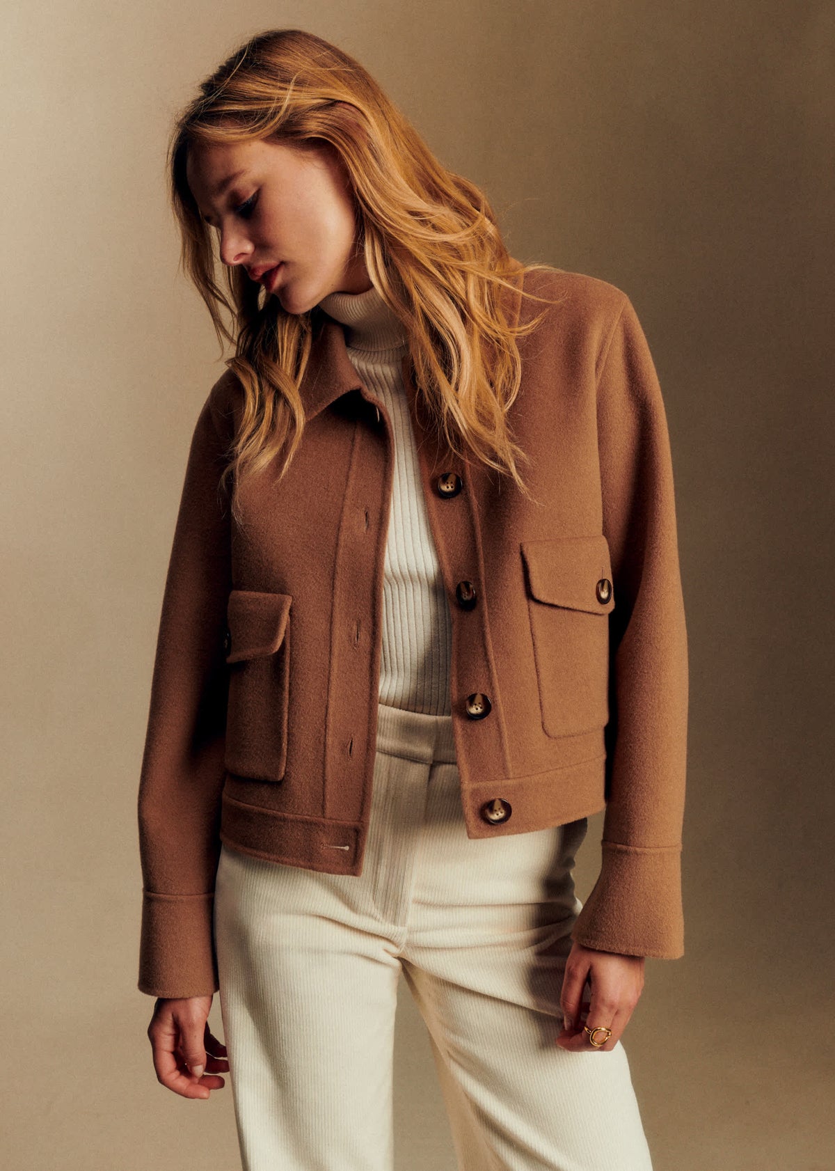 Veste Terry - Camel