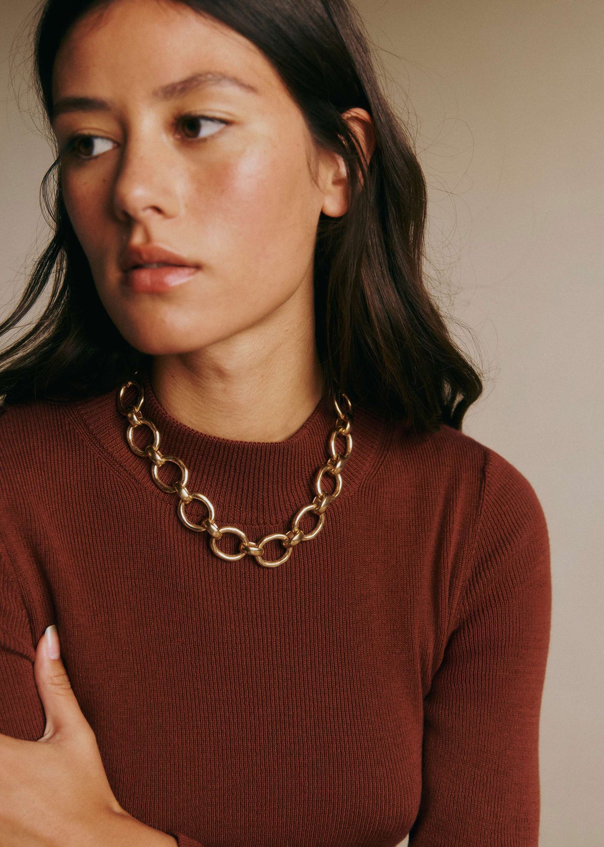 Collier Agathe - Doré