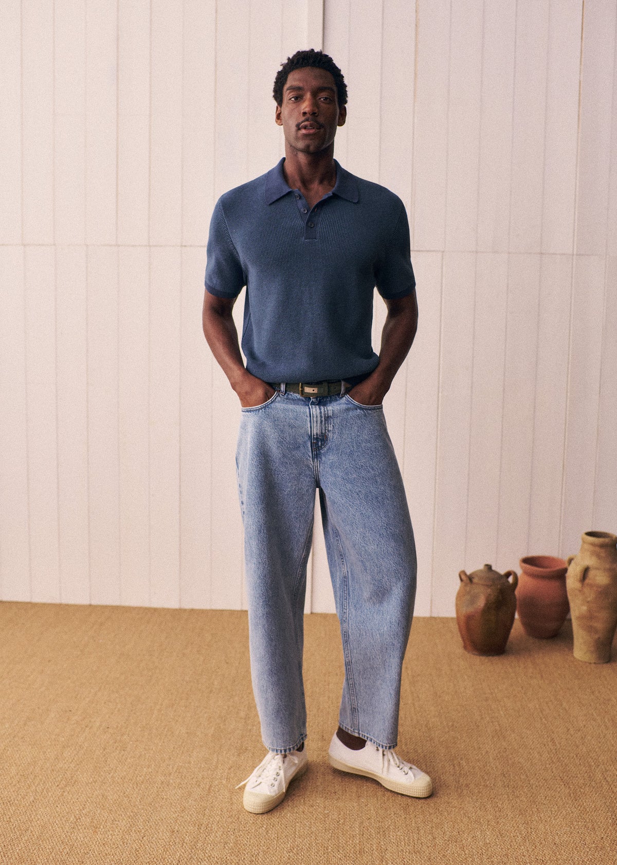 Polo Maille Gael - Marine
