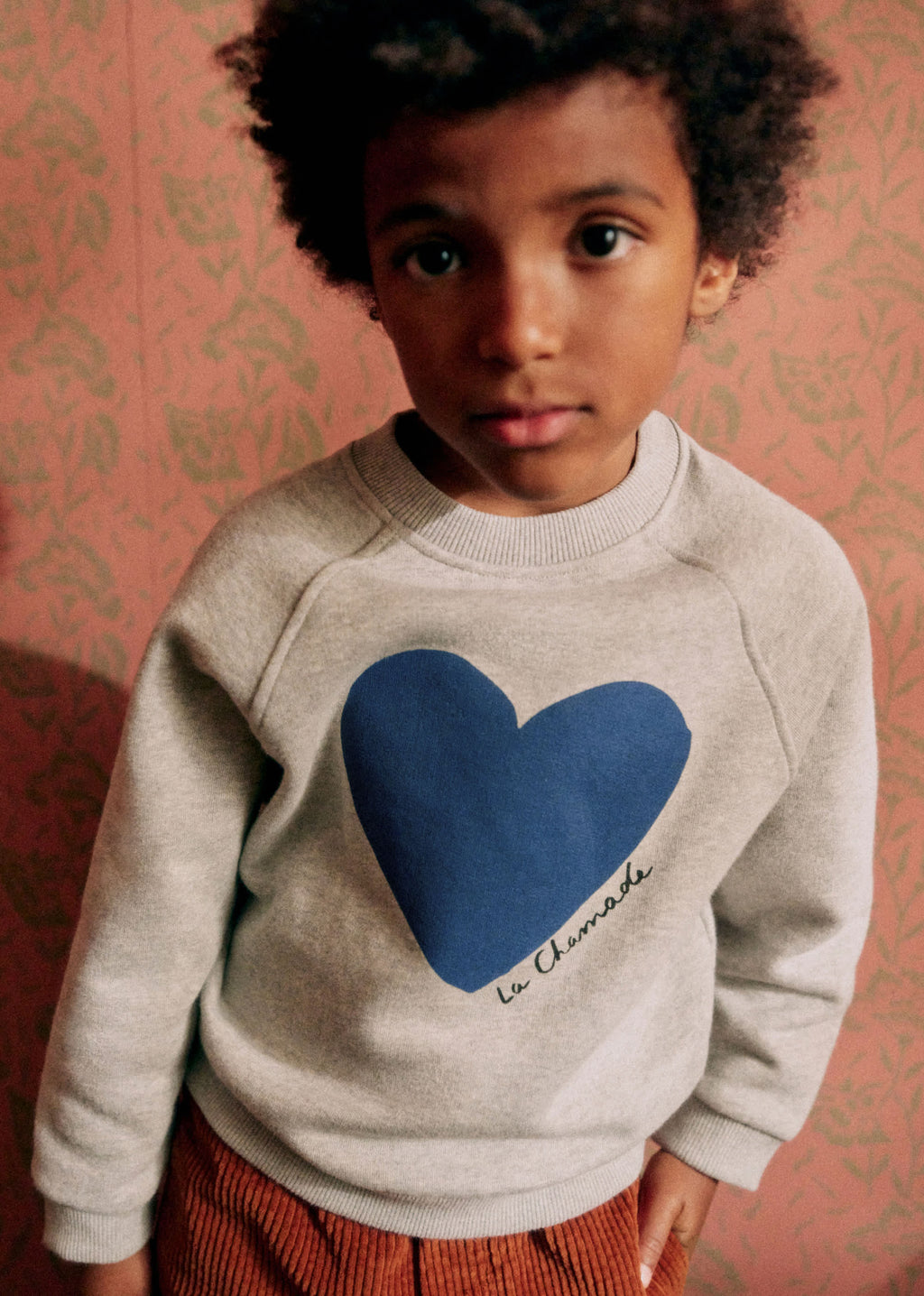 Sweat-Shirt La Chamade - Gris Chiné / Indigo