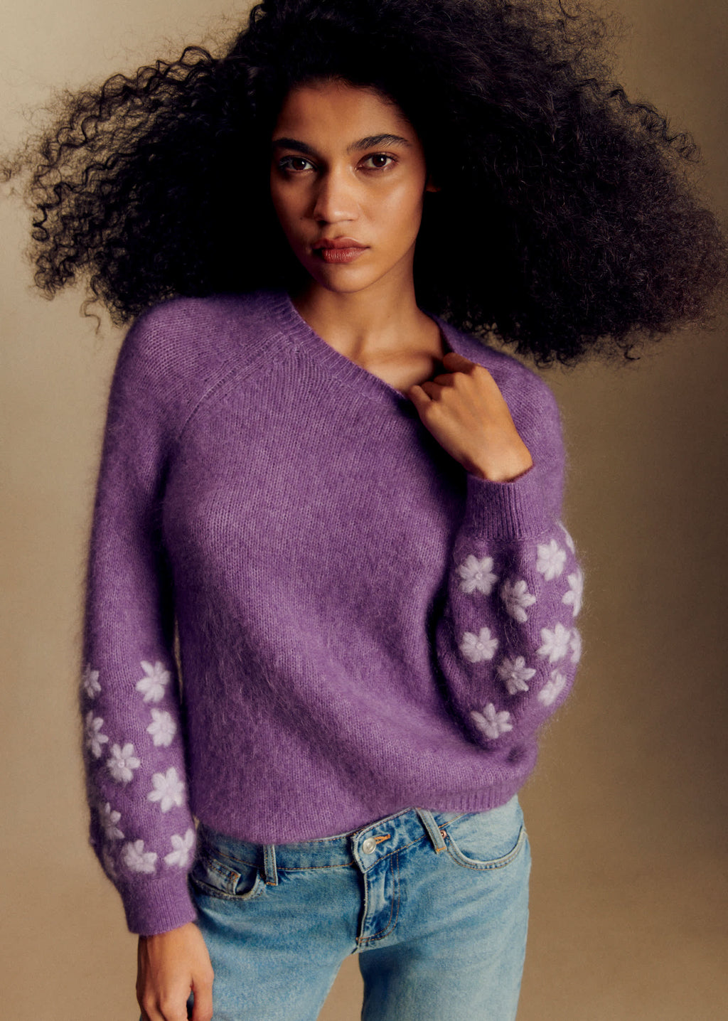 Pull Mélanie - Amethyste / Lilas