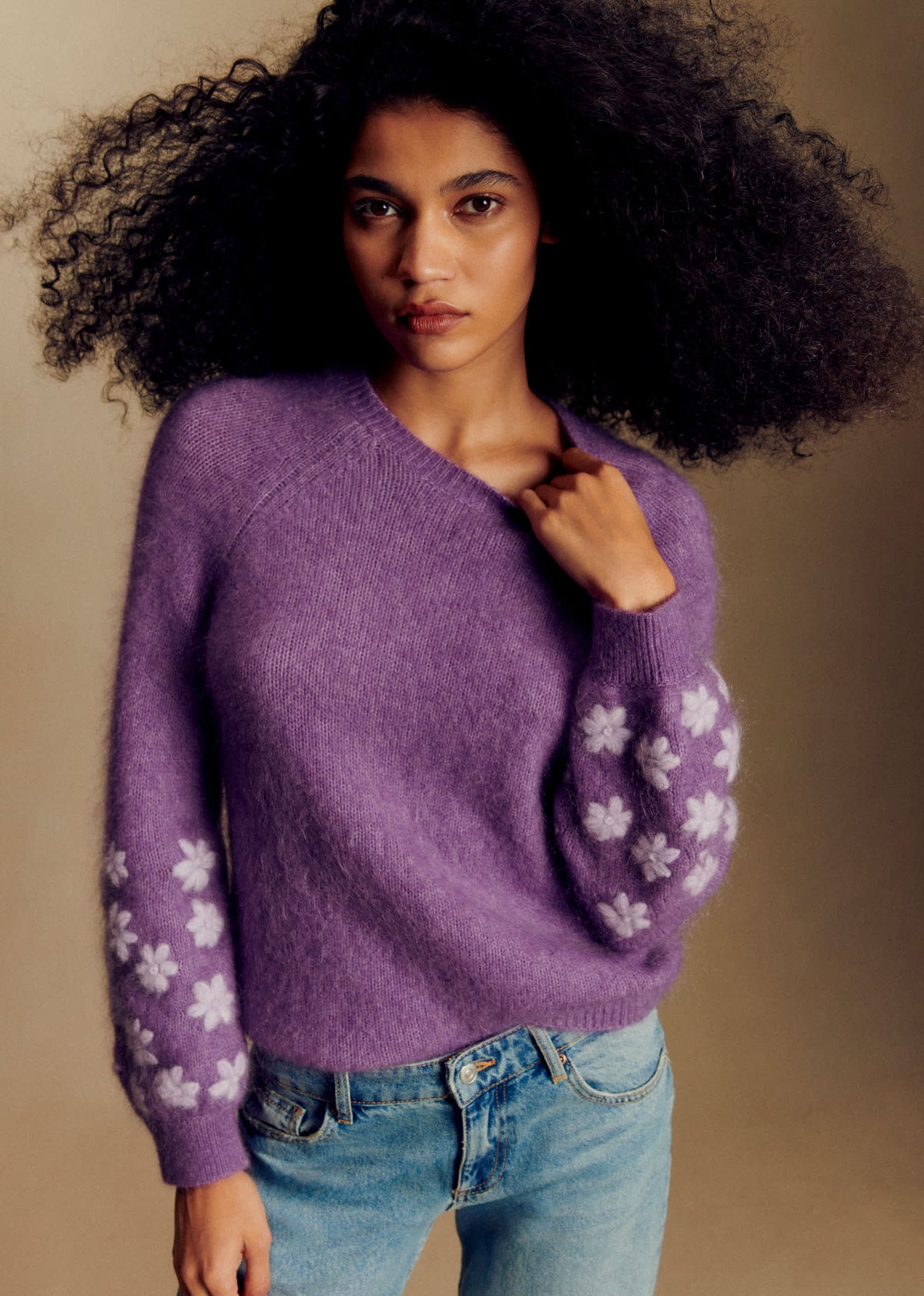 Pull Mélanie - Amethyste / Lilas