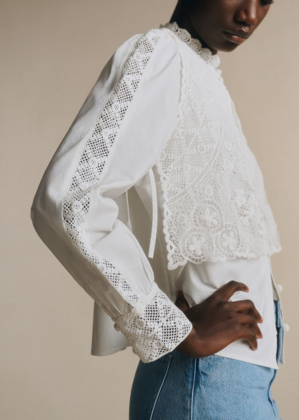 Chemise Beryl - Sézane x SEA NY - Ecru
