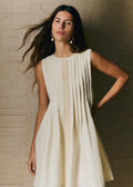 Robe GEORGETTE - Ecru