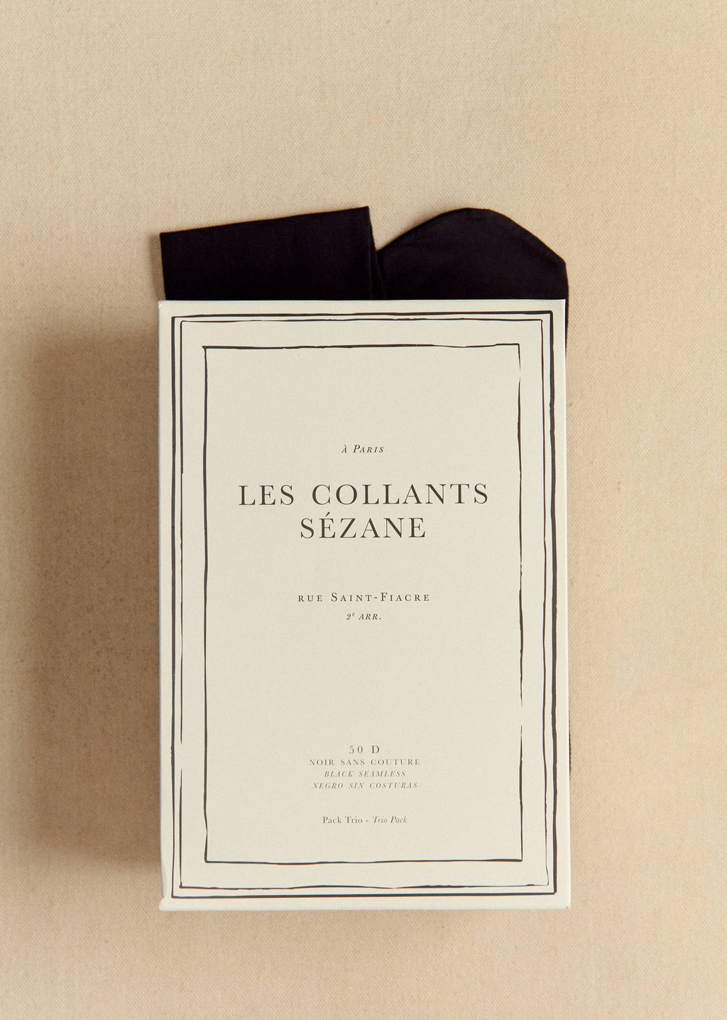Collants - Noir / Seamless 50D