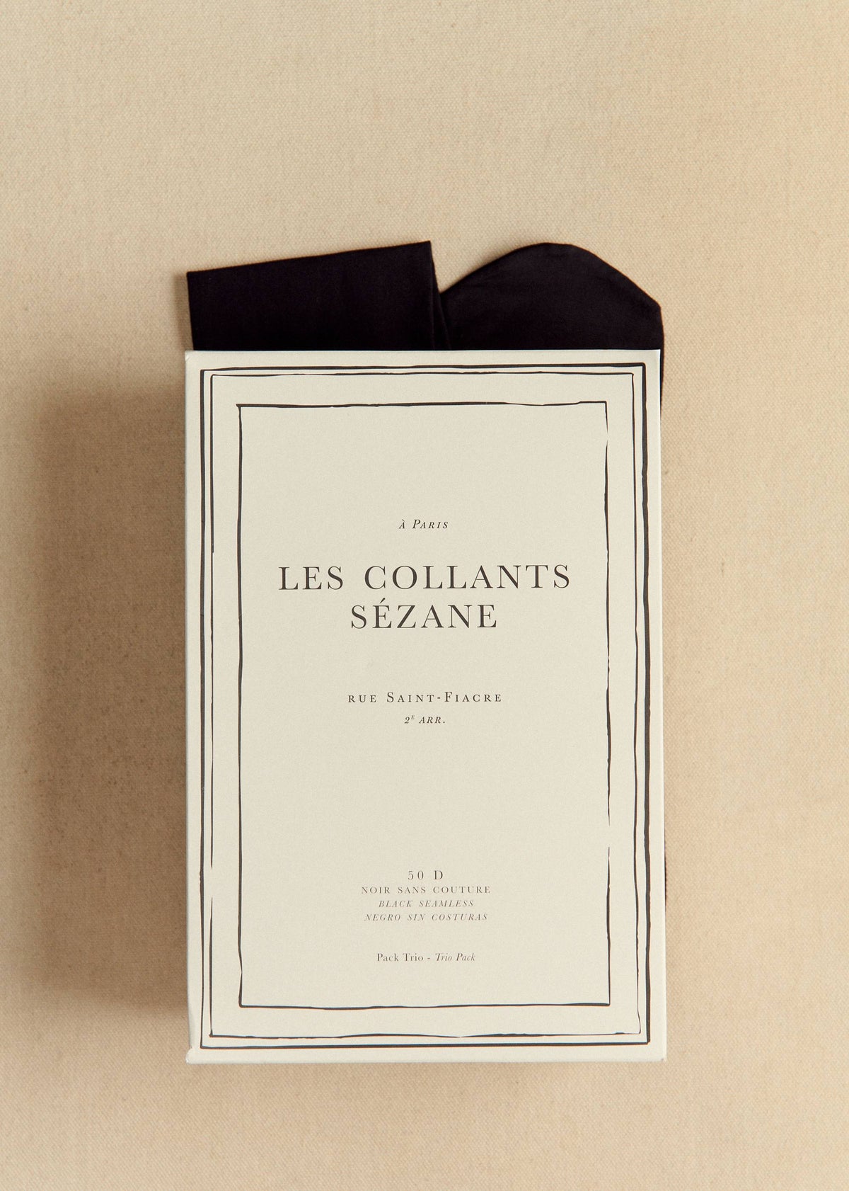 Collants - Noir / Seamless 50D
