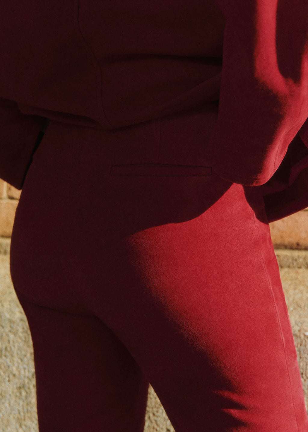 Pantalon Ciara - Rouge Foncé