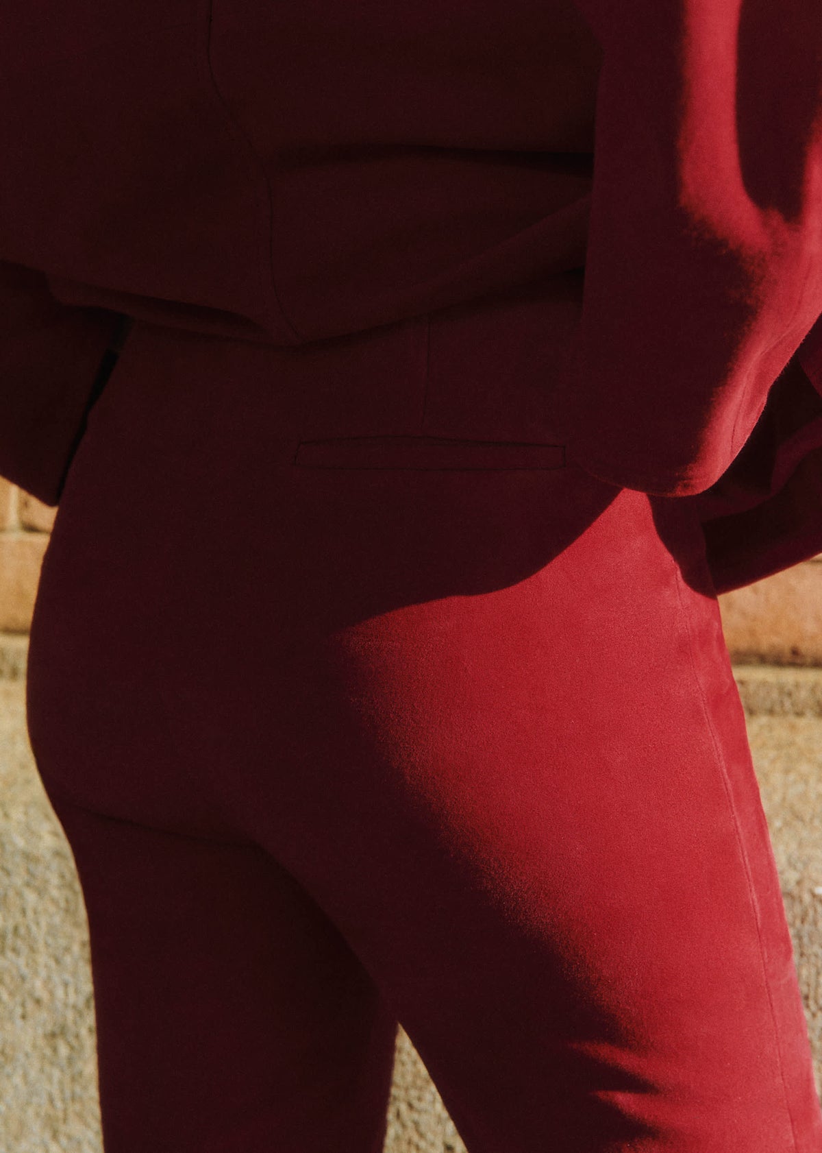 Pantalon Ciara - Rouge Foncé