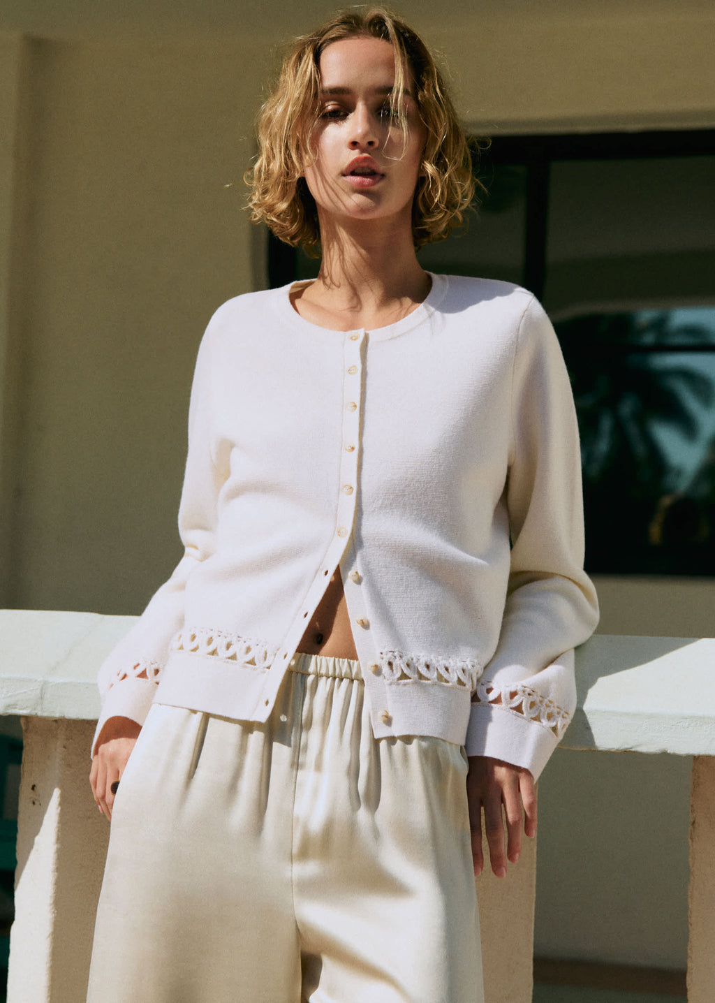 Gilet Anais - Ecru