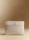 Maxi pochette plate - Écru