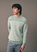 Pull Arwin - Vert d'Eau / Écru