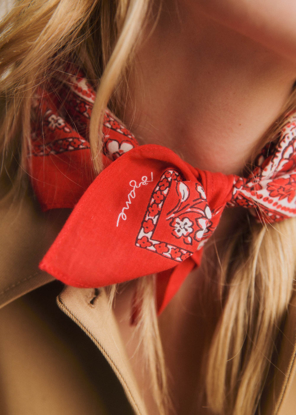 Foulard Gaston - Sara Rouge