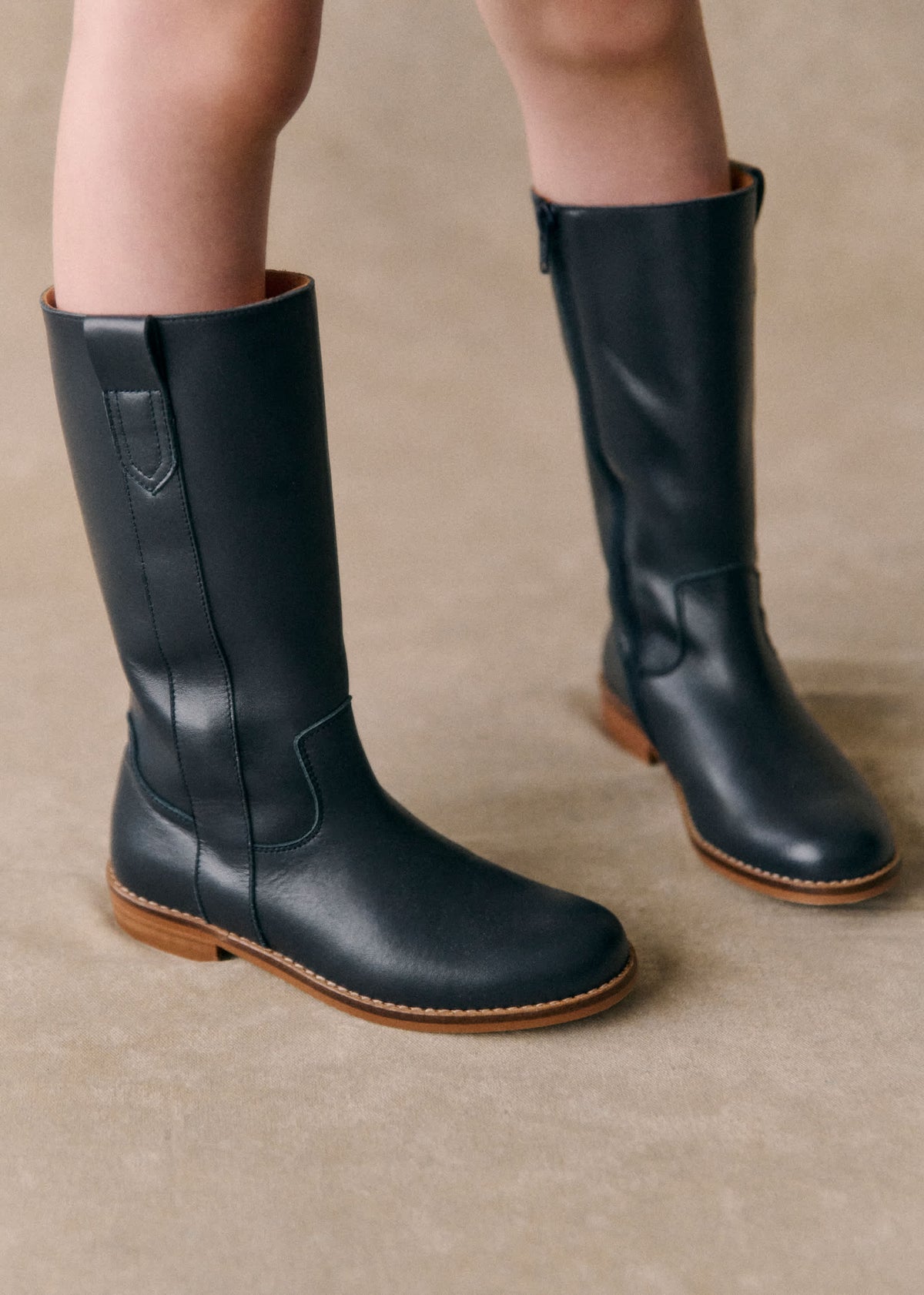 Bottes Carmen - Marine Lisse