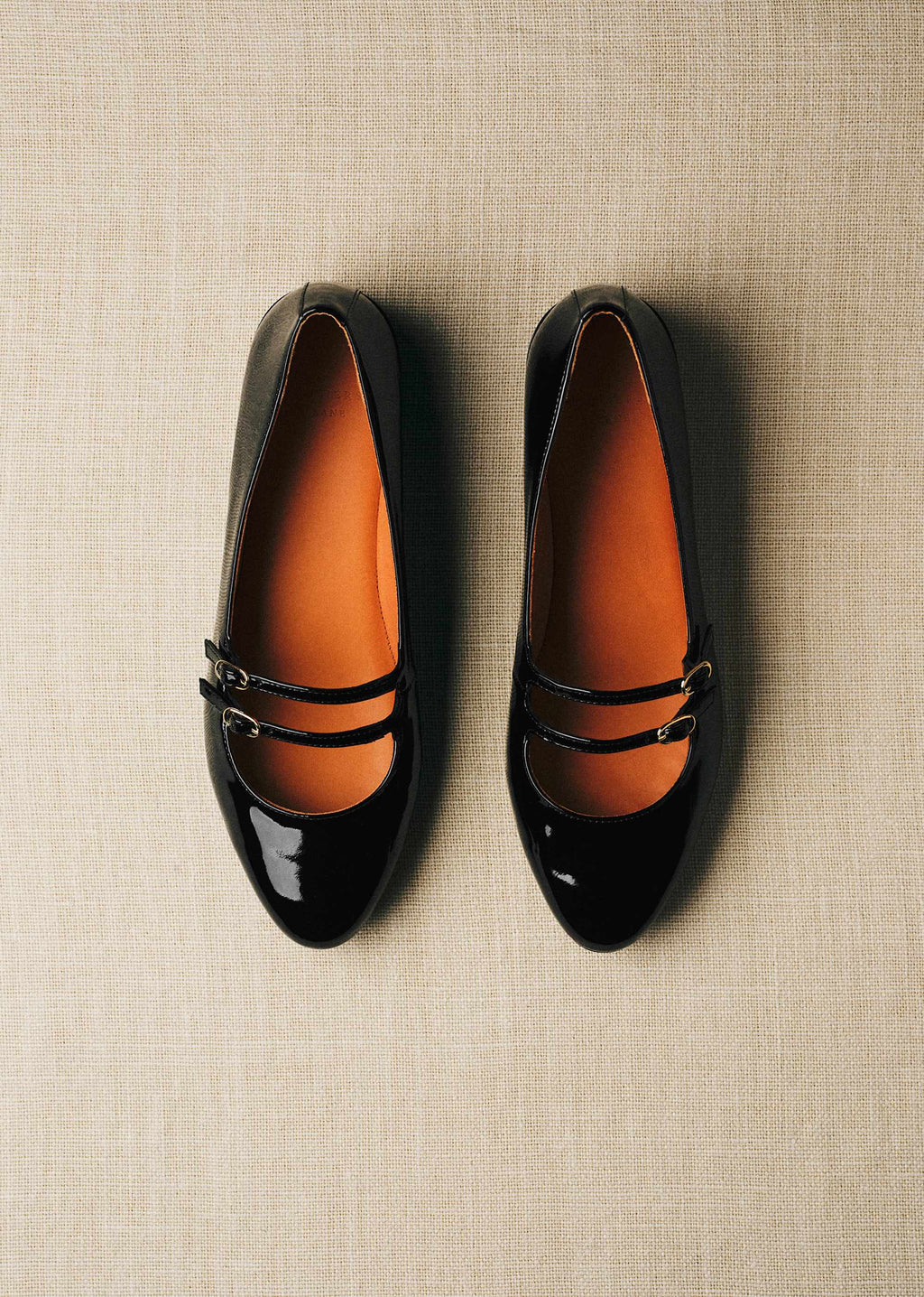 Ballerines Low Ninon - Noir Vernis