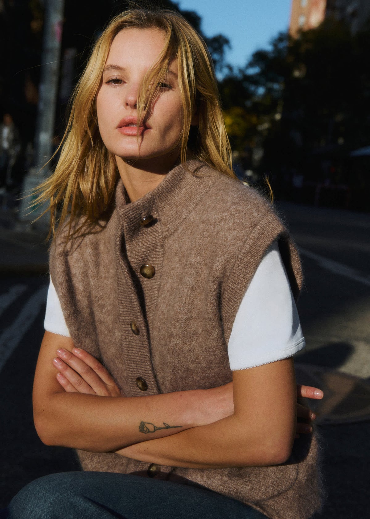 Gilet Thaissa - Taupe