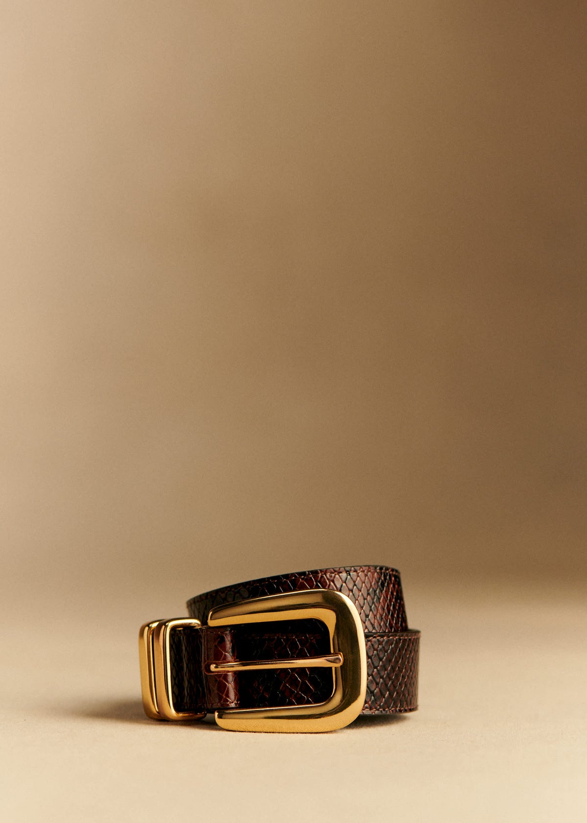 Ceinture Oria - Marron Python