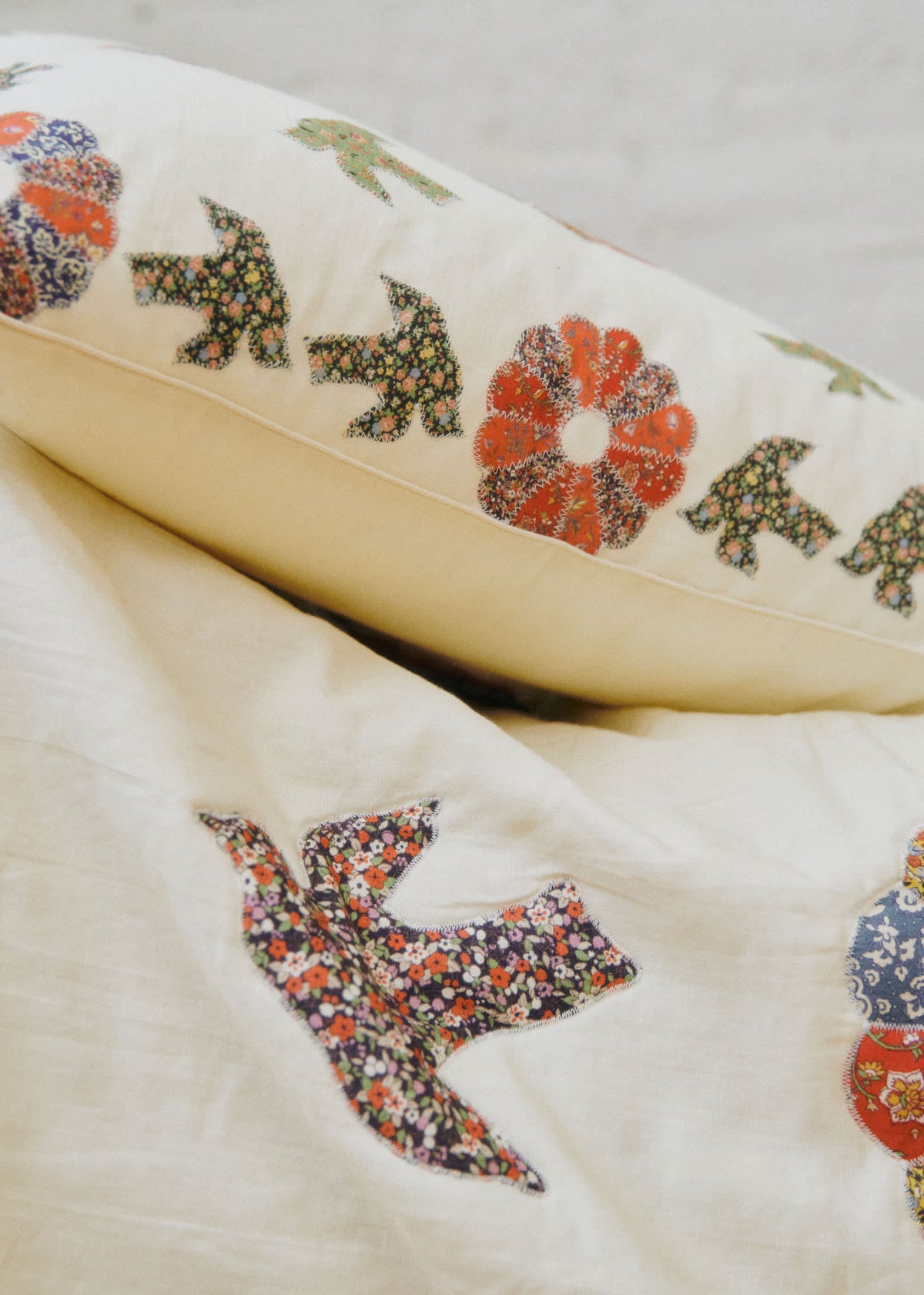 Coussin - Sézane x Sea New York - Patchwork Woodstock