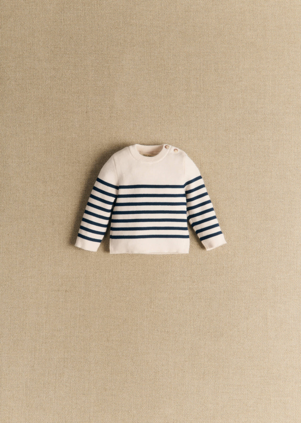 Pull Malo - Naturel / Marine