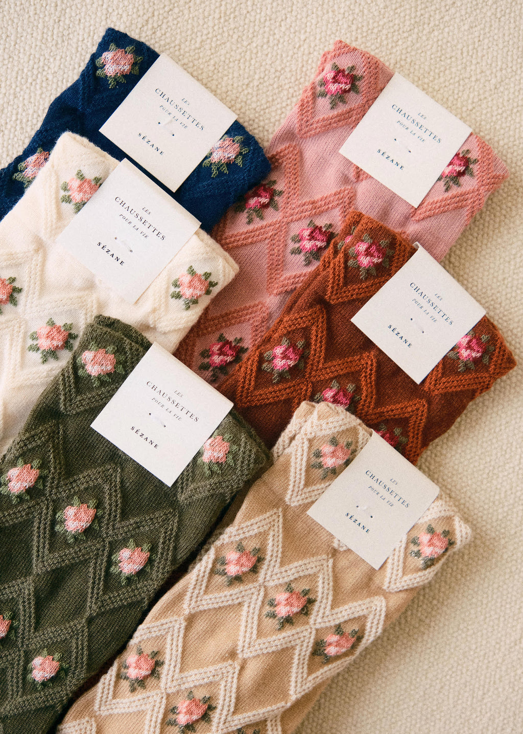 Chaussettes Julia - Bleu Marine