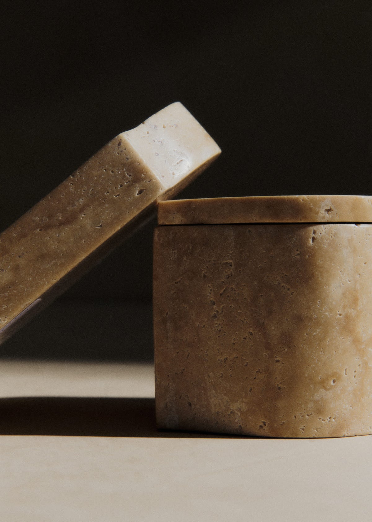 Boite Canto - Travertin naturel