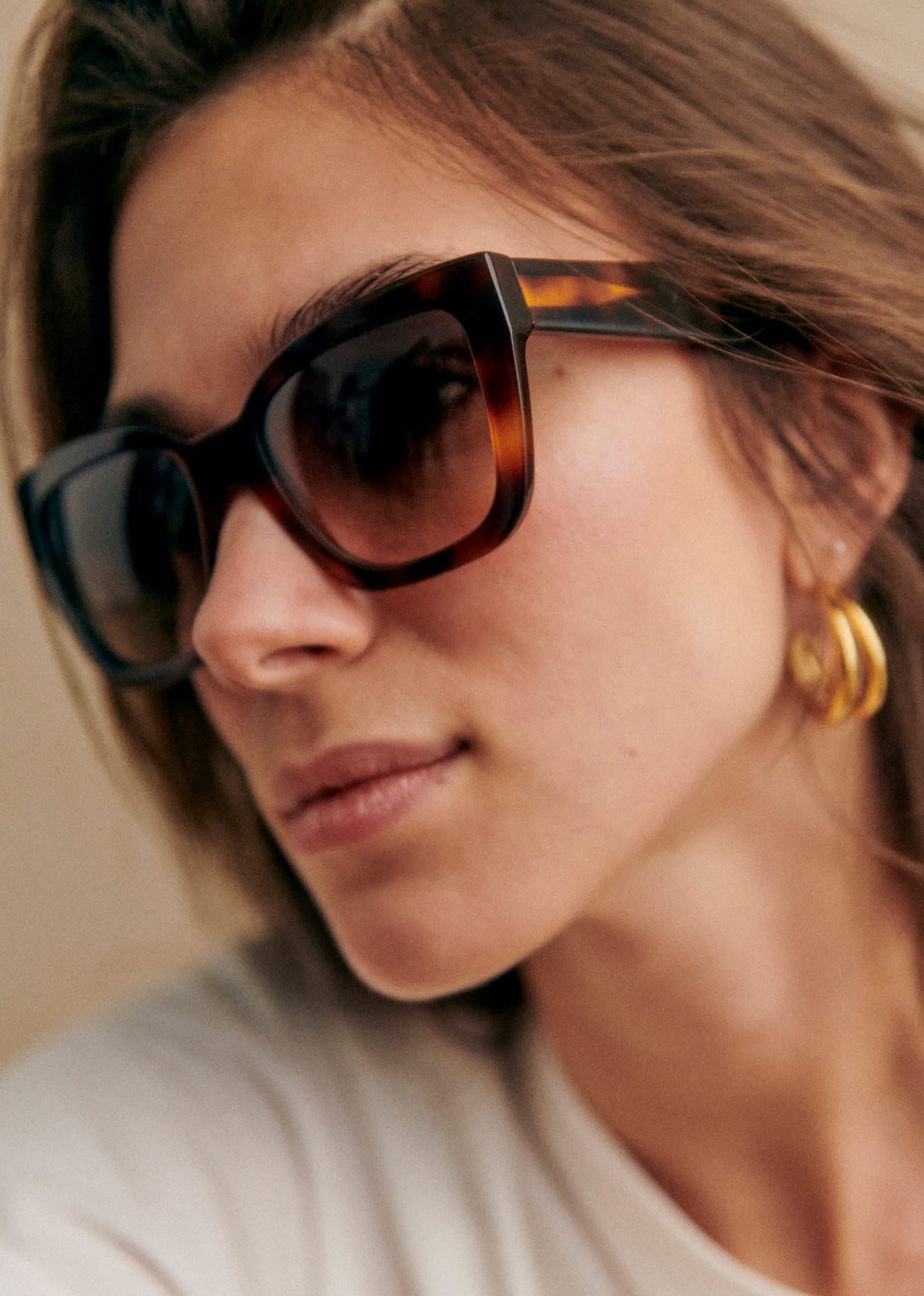 Lunettes de soleil Mila - Écailles Claires