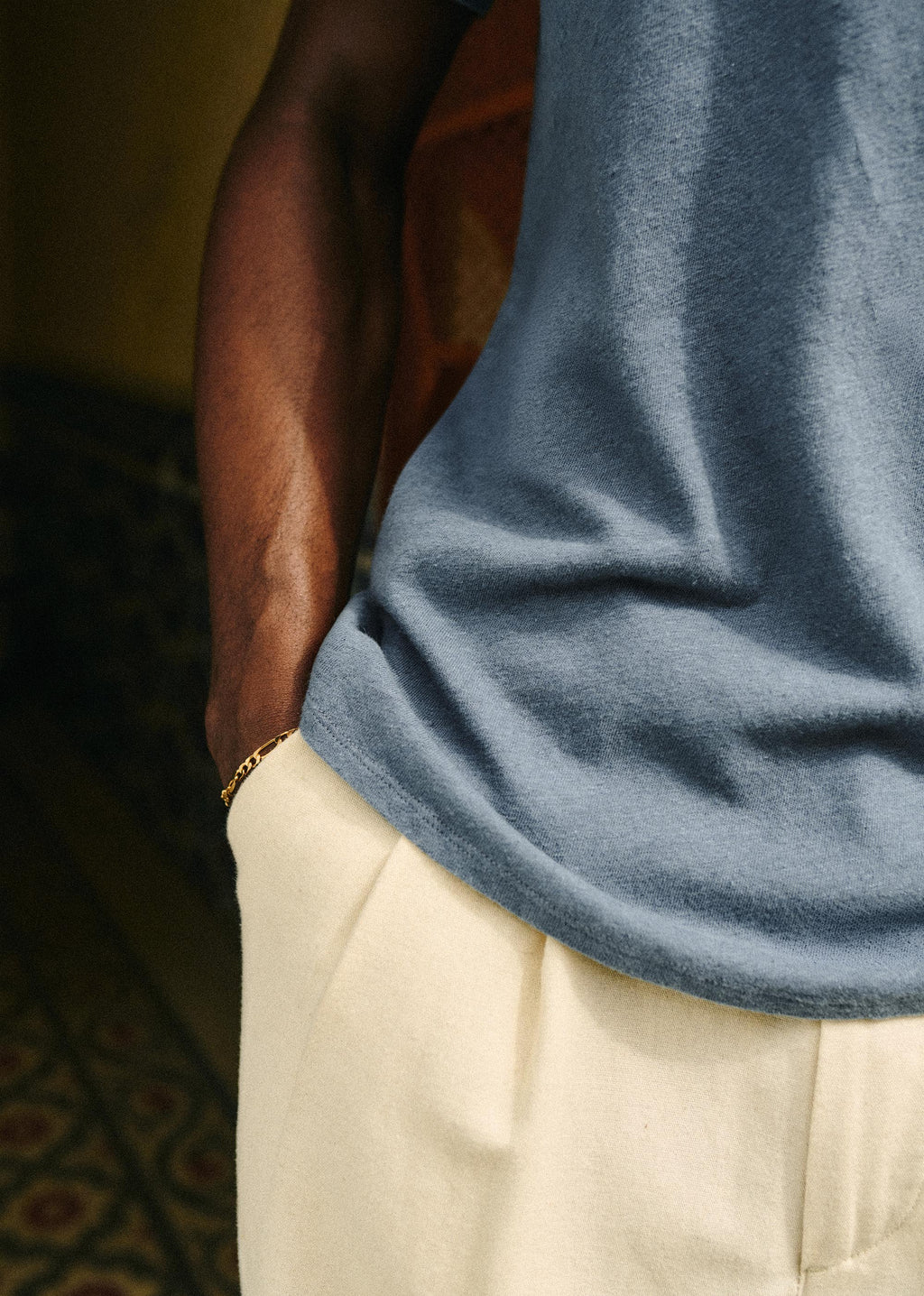 T-Shirt Martin - Bleu Acier