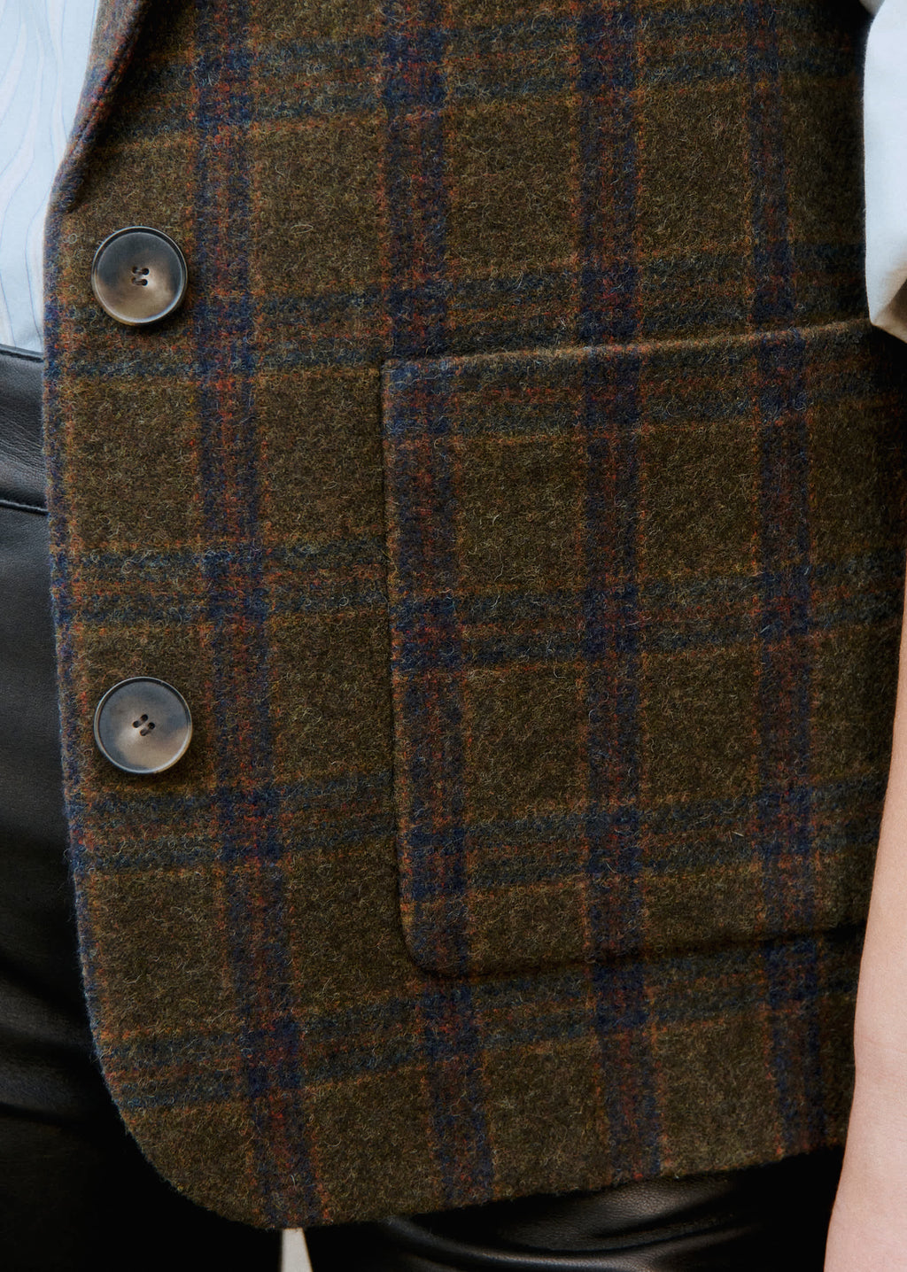 Veste Jack - Carreaux Vert Marron