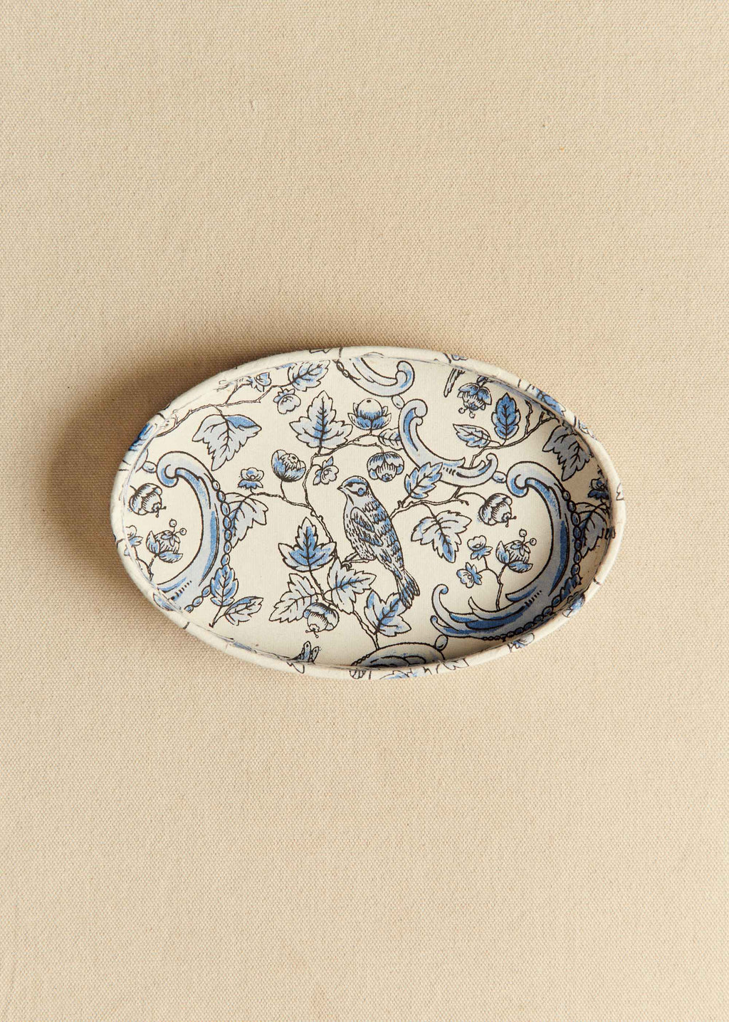 Petit Vide-poche - Sézane x Antoinette Poisson - Imprimé Oiseaux Bleus