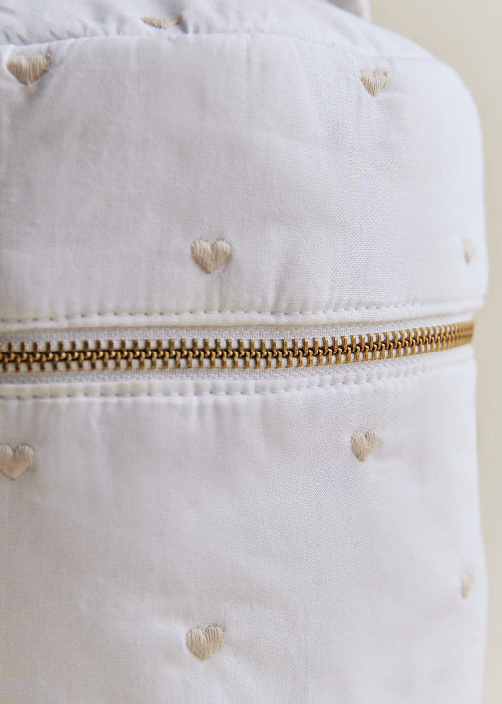 Vanity - Blanc Broderie Coeur Beige