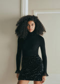 Jupe Malia - Sequins Noirs