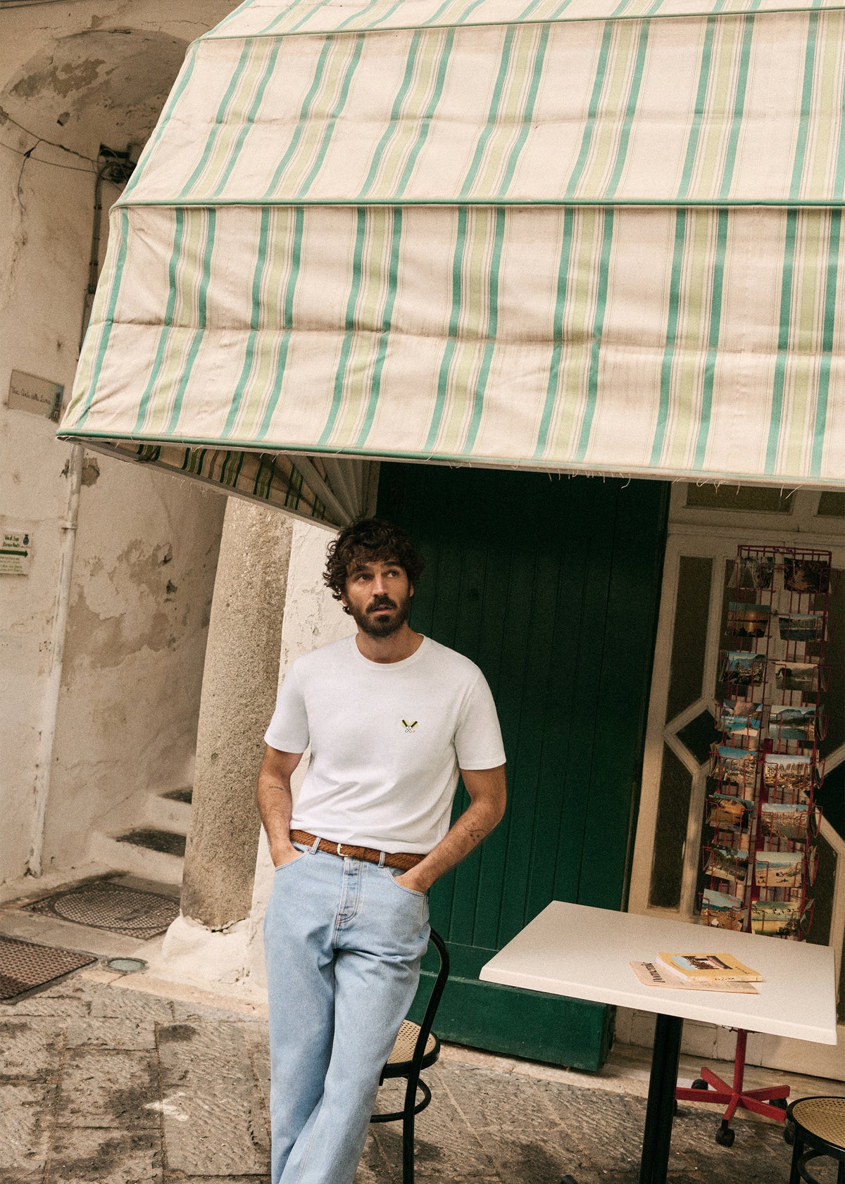 T-Shirt Raquettes de Plage - Blanc