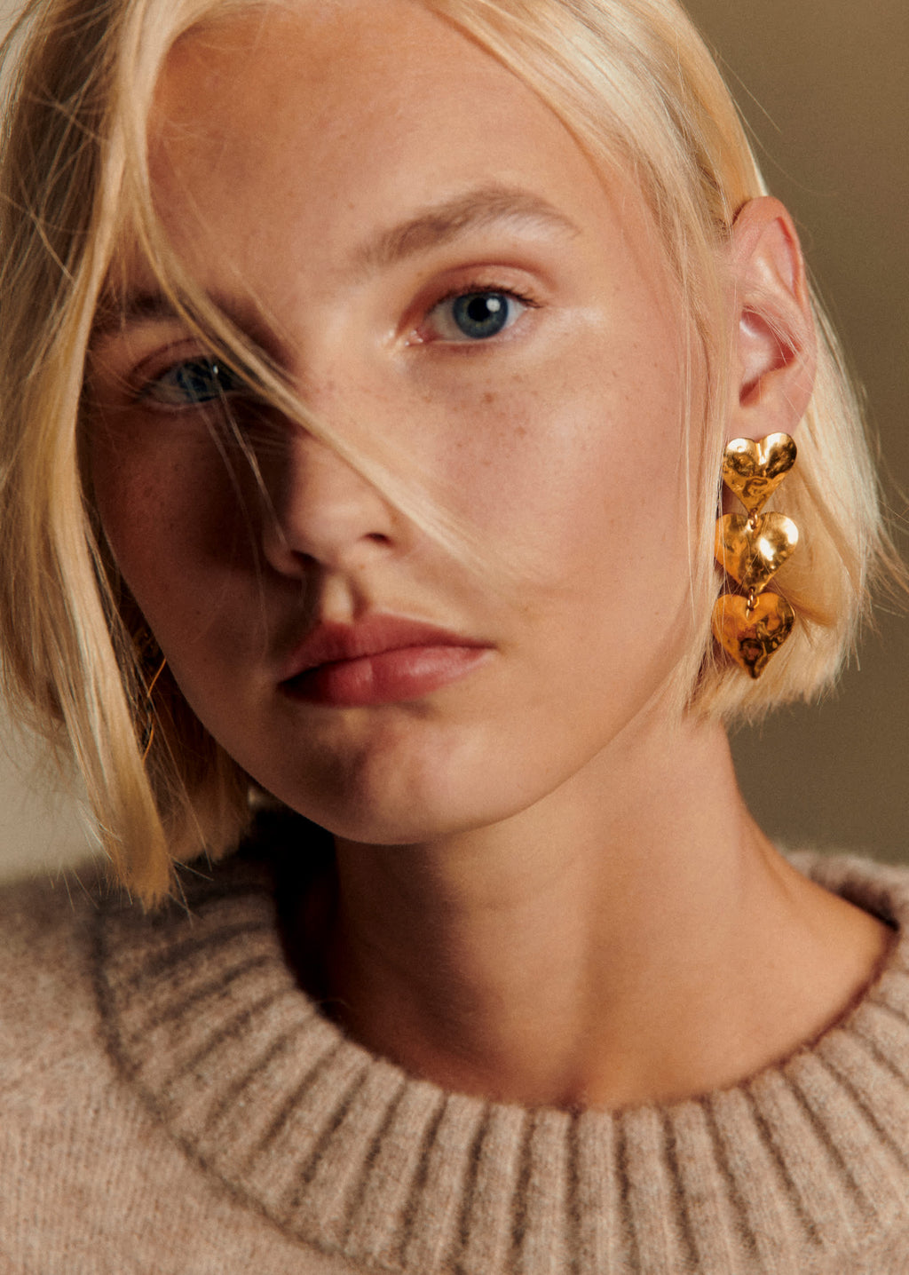 Boucles d'oreilles Erica - Doré
