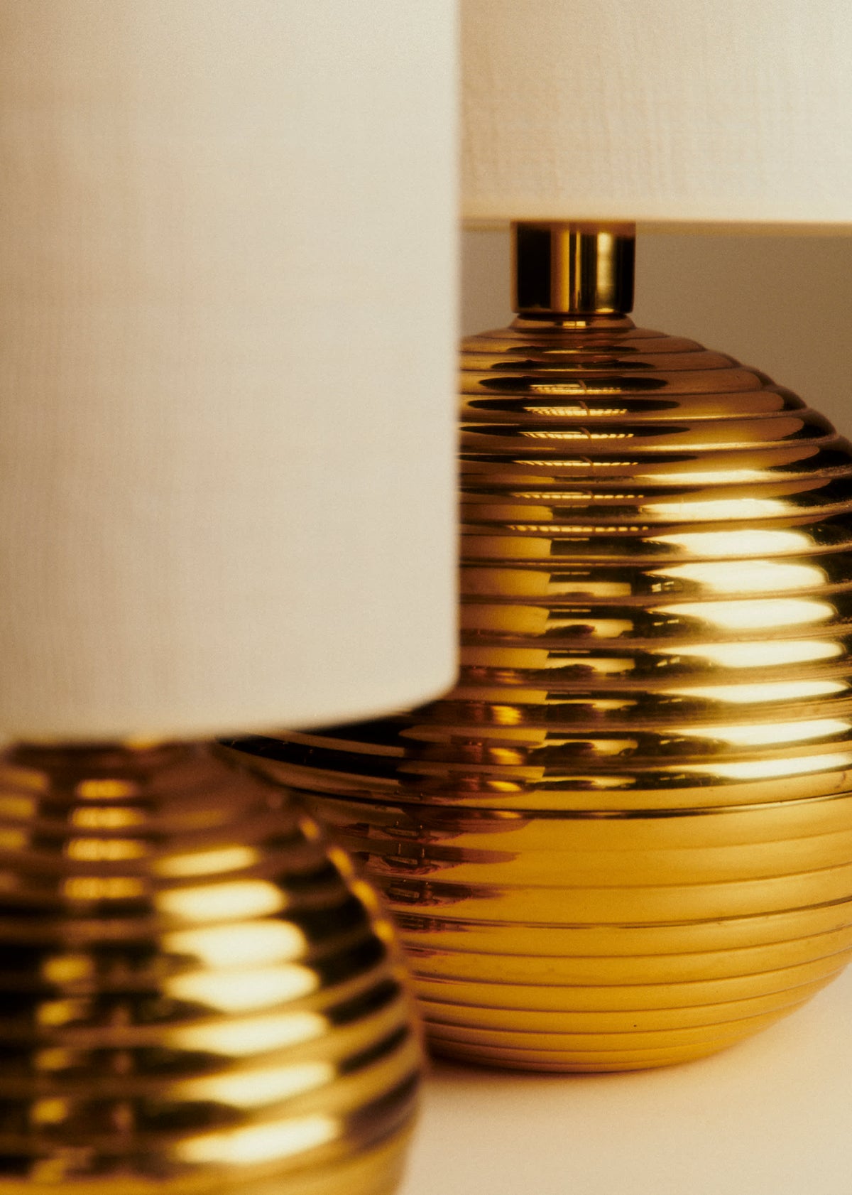 Lampe vintage doré grand modèle - Doré