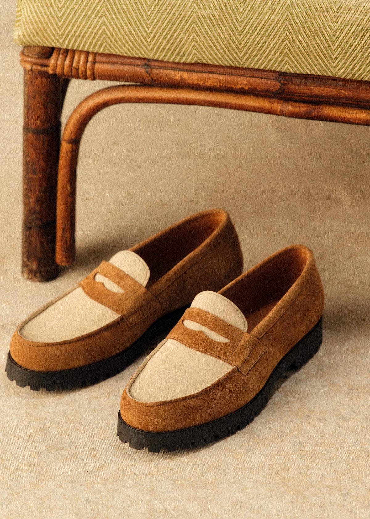 Chaussures Kelron - Camel / Beige